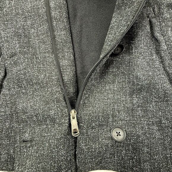 Royal Robbins Double Breasted Peacoat Jacket Women Medium Black Water Resistant - Picture 5 of 10